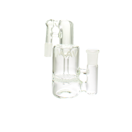 MAV Glass Honey Recycling Ash Catcher 14mm/90° with honeycomb percolator - front view