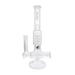 MAV Glass Inline To 8 Arms Tree Perc Bong, Straight Design, Front View on White Background
