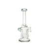 MAV Glass Lunada Bay Incycler Single Uptake Dab Rig in Transparent Black, Front View