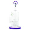MAV Glass - 12 Arms Sycamore Tree Perc Bong with Purple Accents - Front View