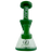 MAV Glass - Balboa Mini Rig in Green, Compact 6" Beaker Design with Glass on Glass Joint