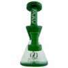 MAV Glass - Balboa Mini Rig in Green, Compact 6" Beaker Design with Glass on Glass Joint