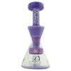 MAV Glass - Balboa Mini Rig in Purple, Compact 6" Beaker Design with Glass on Glass Joint
