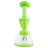 MAV Glass - Balboa Mini Rig in Slime variant with 2.5" diameter, front view on white background