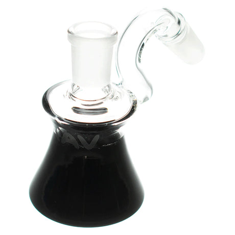 MAV Glass - Black Colored Dry Ash Catcher at 45 Degree Angle, Sleek Design