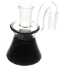 MAV Glass - Black Colored Dry Ash Catcher at 90 Degree Angle, Beaker Design, 3" Height
