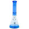 MAV Glass - 12" Full Color Beaker Bong in Blue with Clear Base, Front View