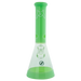 MAV Glass - 12" Seafoam Full Color Beaker Bong with 18-19mm joint size, front view on white background