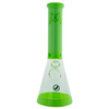 MAV Glass - 12" Slime Green Full Color Beaker Bong with 44mm Diameter and 5mm Thickness