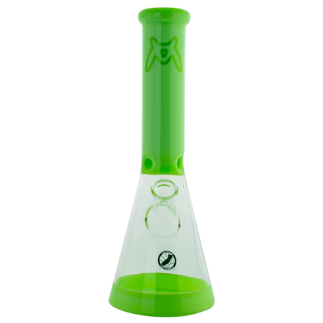 MAV Glass - 12" Slime Green Full Color Beaker Bong with 44mm Diameter and 5mm Thickness