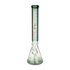 MAV Glass - 18" Full Color Beaker Bong in Black Cali Flag design with clear downstem