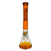 MAV Glass 18" Full Color Beaker Bong in Full Golden Bear variant, front view on white background