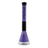 MAV Glass - 18" Two-tone Zebra Beaker Bong in Purple Milk, Front View, 50mm Diameter