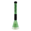 MAV Glass 18" Seafoam Two-tone Zebra Beaker Bong with 50mm diameter and 5mm thickness