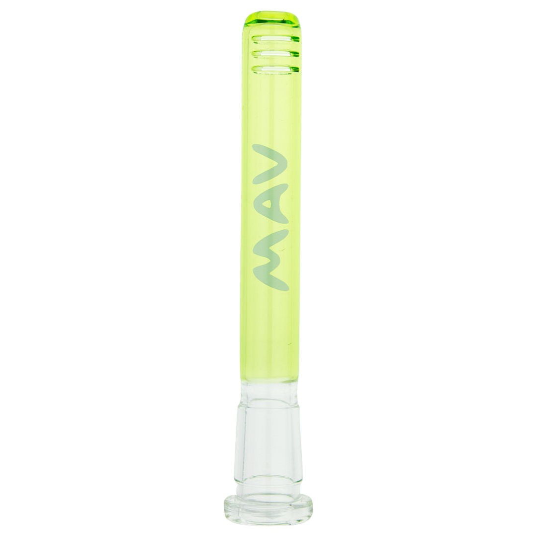 MAV Glass - 18mm To 14mm Downstem in Ooze Color, Front View, 4''-5'' Options
