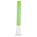 MAV Glass - Slime Green Downstem 18mm to 14mm for Beaker Bongs, Front View, 4''-5'' Options