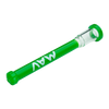 MAV Glass Maverick - 18mm to 14mm Showerhead Downstem in Dark Green, Side View