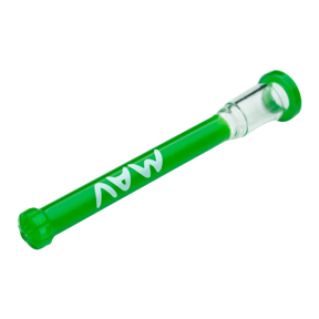 MAV Glass Maverick - 18mm to 14mm Showerhead Downstem in Dark Green, Side View