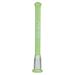 MAV Glass - 18mm To 14mm Showerhead Downstem in Slime Green, Side View
