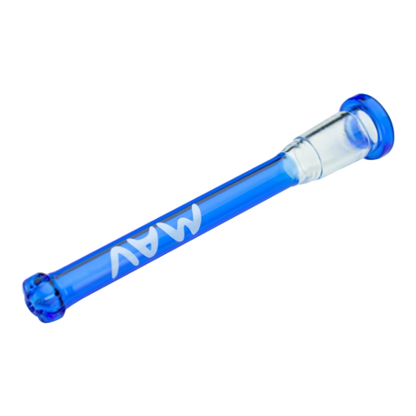MAV Glass - 5.5" Showerhead Downstem in Light Blue for Bongs - Clear Joint View