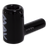MAV Glass - 2.5" Mini Hammer Hand Pipe in Black - Durable Borosilicate - Side View