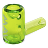 MAV Glass - 2.5" Mini Hammer Hand Pipe in Neon Green, Borosilicate Glass, Side View