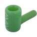 MAV Glass - Seafoam Mini Hammer Hand Pipe, 2.5" Borosilicate Glass, Isolated View