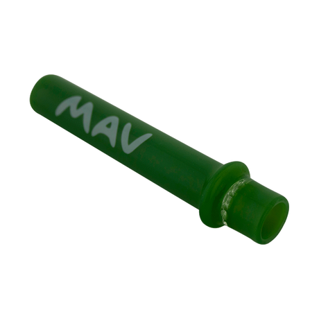 MAV Glass Maverick - 4'' Forest Green One Hitter Beaker Design - Angled View