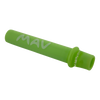 MAV Glass - 4'' Slime Green One Hitter Pipe, Beaker Design, Compact for Easy Travel