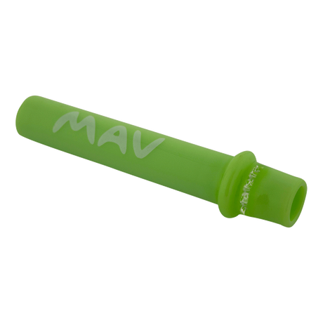 MAV Glass - 4'' Slime Green One Hitter Pipe, Beaker Design, Compact for Easy Travel