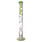 MAV Glass 9mm Straight Tube Bong with Double UFO Percs in Seafoam, Front View on White Background