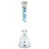 blue maverick glass 9mm thick beaker bong