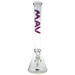 purple maverick glass 9mm thick beaker bong