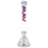 purple maverick glass 9mm thick beaker bong