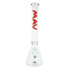 red maverick glass 9mm thick beaker bong