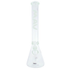 white maverick glass 9mm thick beaker bong