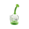 MAV Glass Maverick - Seafoam Bulb Rig with Glass on Glass Joint, 7" Height, Side View