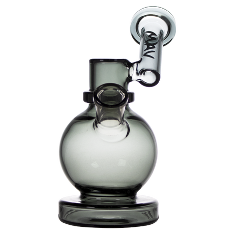 MAV Glass - Black Bulb Sidecar Rig with 14mm Joint, Front View on White Background