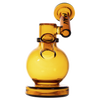 MAV Glass Maverick Gold Bulb Sidecar Rig with Clear Glass Joint - Front View