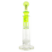 MAV Glass - Eureka Honeyball Disc Rig in Ooze - Front View on White Background