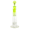 MAV Glass - Eureka Honeyball Disc Rig in Ooze - Front View on White Background