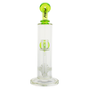 MAV Glass - Eureka Honeyball Disc With Ball Rig, 11" height, front view on white background