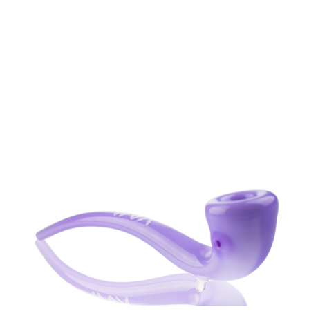 MAV Glass - Purple Gandalf Pipe, 10" Borosilicate Glass, Angled Side View