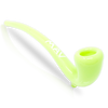 MAV Glass - Slime Green Gandalf Pipe, 10" Borosilicate Glass, Angled Side View