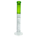 MAV Glass - Honeycomb to UFO Straight Bong with 18-19mm Joint Size, Front View on White