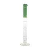 MAV Glass - Honeycomb to UFO Straight Bong in Seafoam, Front View with 18-19mm Joint