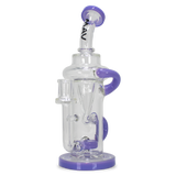 MAV Glass - Pch Recycler Dab Rig with Vortex Percolator, 10" Height, 14mm Joint - Front View