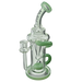 MAV Glass Maverick Pch Recycler Dab Rig in Seafoam with Vortex Percolator and Glass on Glass Joint