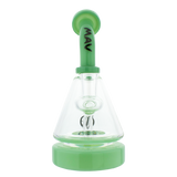 MAV Glass Maverick - Seafoam Pyramid Dab Rig with Glass on Glass Joint, Front View