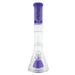 MAV Glass - Purple Pyramid to UFO Beaker Bong, Front View with 18-19mm Joint Size